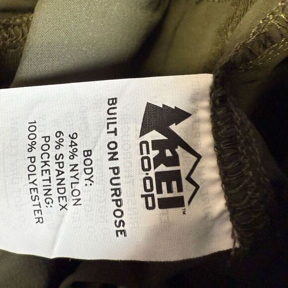REI Co-op Womens Size XL Pants Green Classic Sahara Convertible Hiking Nylon - Picture 2 of 9